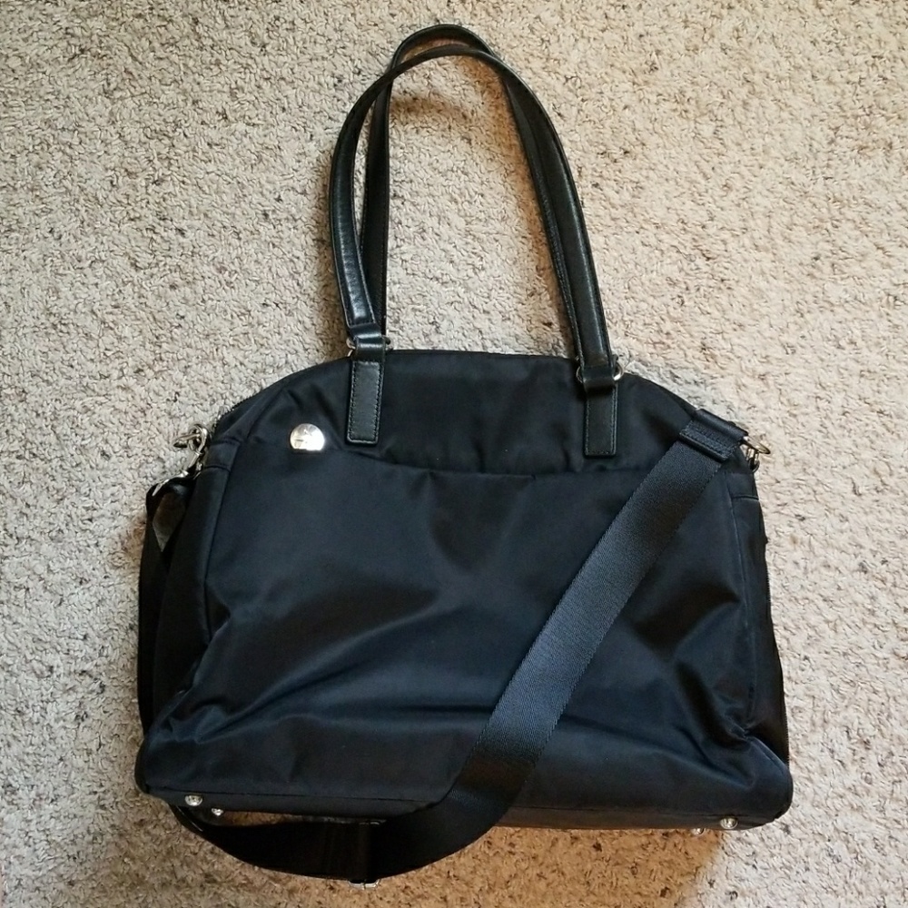 Lo & Sons OMG bag, black/tan